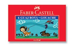 Faber-Castell Guaj Boya 6 Renk - Faber-Castell