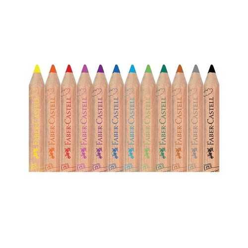 Faber-Castell İlk Boya Kalemim Jumbo Yarım Boy 12 Renk