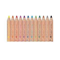 Faber-Castell İlk Boya Kalemim Jumbo Yarım Boy 12 Renk - 2