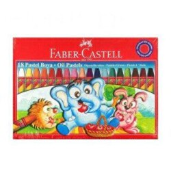 Faber-Castell Karton Kutu Pastel Boya 18 Renk - Faber-Castell
