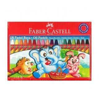 Faber-Castell Karton Kutu Pastel Boya 18 Renk - 1
