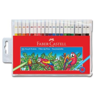 Faber-Castell Keçeli Kalem 20Li - 1