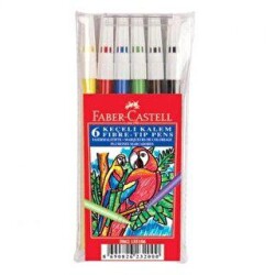 Faber-Castell Keçeli Kalem 6Lı - Faber-Castell