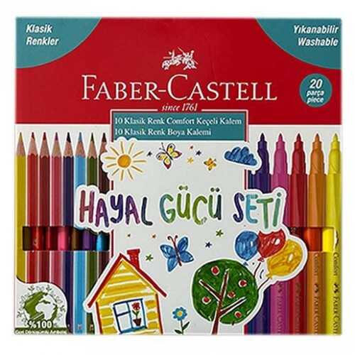 Faber-Castell Klasik Renkler Hayal Gücü Seti 20Li
