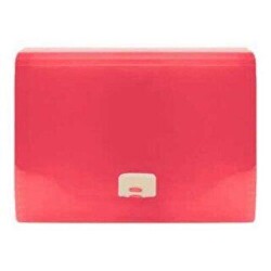 Faber-Castell Körüklü Dosya Neon Renkler Kırmızı - Faber-Castell