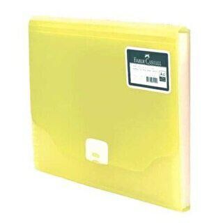 Faber-Castell Körüklü Dosya Neon Renkler Sarı - 1