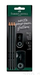 Faber-Castell Kurşun Kalem Ofis Seti Siyah 2024 - Faber-Castell