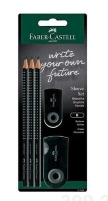 Faber-Castell Kurşun Kalem Ofis Seti Siyah 2024 - 1