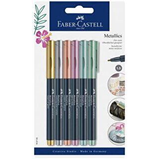 Faber-Castell Markör Metalik 6Lı - 1