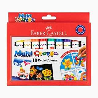 Faber-Castell Multi Crayon Pastel 10 Renk