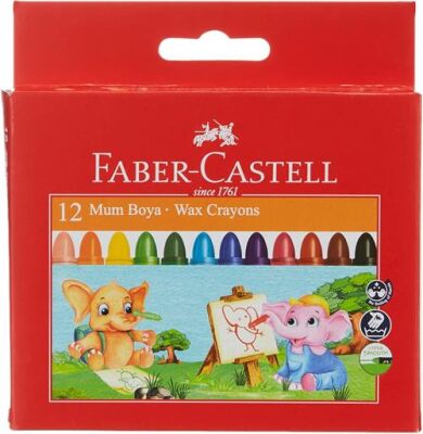 Faber-Castell Mum Pastel Boya Süper Yıkanabilir 12 - 1