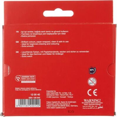 Faber-Castell Mum Pastel Boya Süper Yıkanabilir 12 - 2