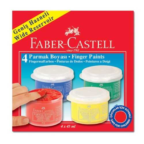Faber-Castell Parmak Boyası 4X45Ml