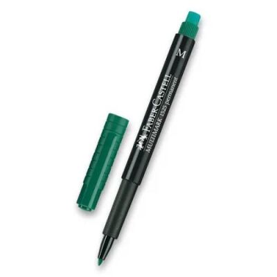 Faber-Castell Permanent M Yeşil - 1