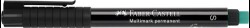 Faber-Castell Permanent S Siyah - 3