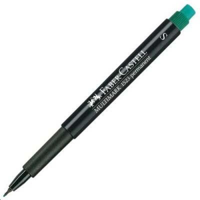 Faber-Castell Permanent S Yeşil - 1