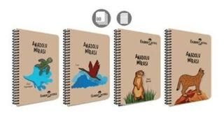 Faber Castell PP Kapak Anadolu Mirası Spiralli Defter 80Yp Çizgili - 1