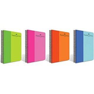 Faber-Castell Pp Kapak Bicolor Sprlli Defter 80 Yaprak Çizgili Asorti - 1