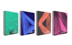 Faber Castell PP Kapak Waves Spiralli Defter 80Yp Çizgili - Faber-Castell