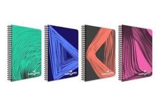Faber Castell PP Kapak Waves Spiralli Defter 80Yp Çizgili - 1