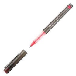 Faber-Castell Roller Free Ink Needle 0.7 Mm Kırmızı - Faber-Castell