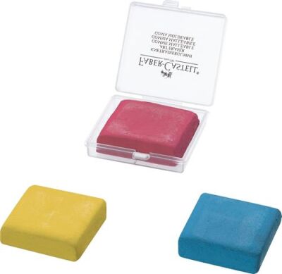 Faber-Castell Silgi Plastik Kutulu Renkli Hamur - 2