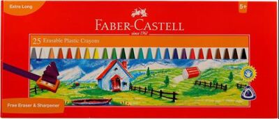 Faber-Castell Pastel Boya Silinebilir Wax 25 Renk - 1