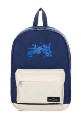 Faber Castell Sırt Çantası Basic 23-2 Mavi-Gri - 1