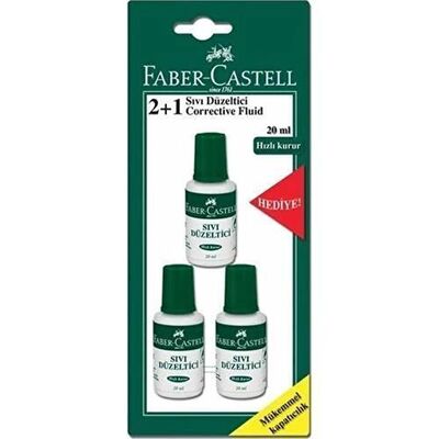 Faber Castell Sıvı Düzeltici 3Lü Blister