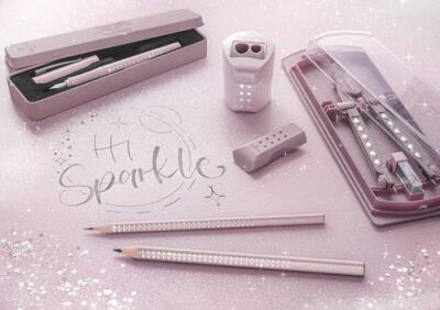 Faber-Castell Sparkle Dolma Kalem Rose - 3