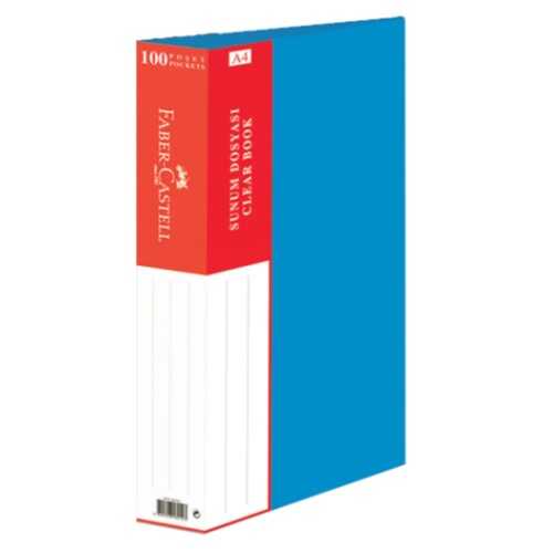 Faber-Castell Standart Sunum Dosyası Mavi 100 Yaprak