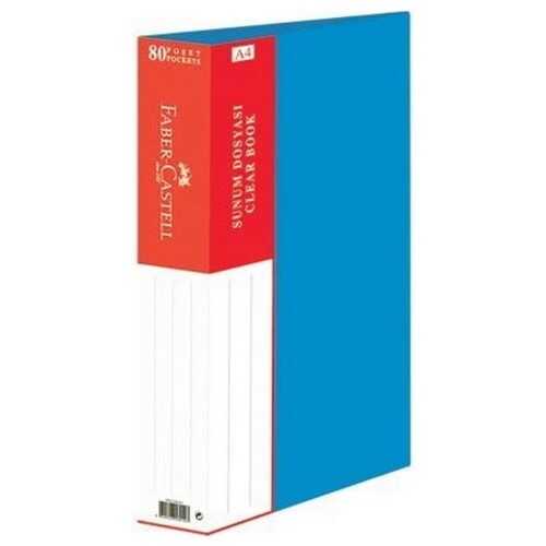 Faber-Castell Standart Sunum Dosyası Mavi 80 Yaprak