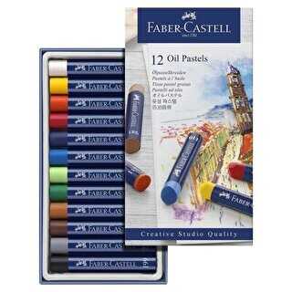 Faber-Castell Studio Yağlı Pastel 12 Renk