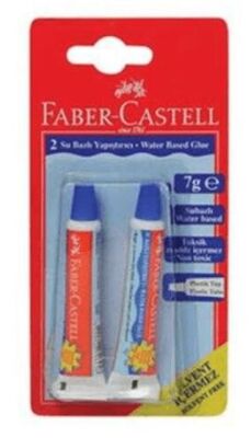 Faber-Castell Su Bazlı Sıvı Yapıştırıcı Solventsiz 2Li Blister - 1