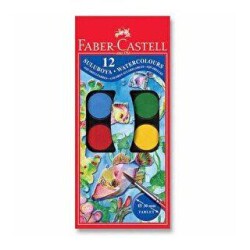 Faber-Castell Suluboya 12 Renk Büyük Boy - Faber-Castell