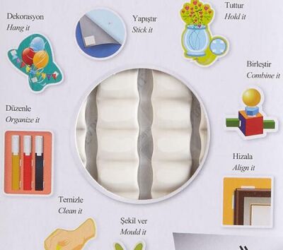 Faber-Castell Tack-İt Hamur Yapıştırıcı Beyaz 50Gr. - 2