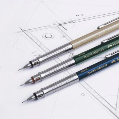 Faber-Castell Tk Fine Vario Lux 0.7 Champagne Gold - 3