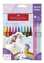 Faber-Castell Unicorn Felt-Tip Keçeli Kalem 10+3 - Faber-Castell
