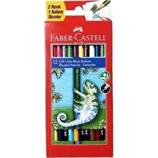 Faber-Castell Yerli Çift Uçlu Boya Kalemi 24 Renk