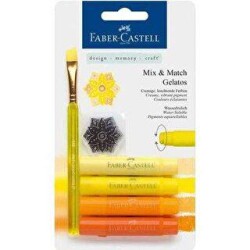 Faber-Castell Gelato Mum Boya Sarı Tonları 4 Renk - Faber-Castell