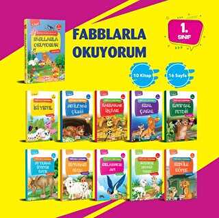 Fabllarla Okuyorum Serisi 10 Kitap - 1