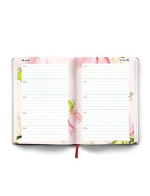 Fabooks Çiçekli Küçük Süresiz Ajanda - 2