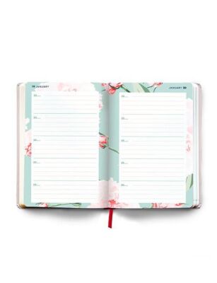 Fabooks Çiçekli Küçük Süresiz Ajanda - 3