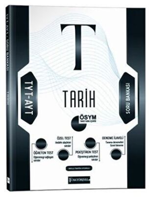 Faktöriyel Yayınları TYT AYT Tarih Soru Bankası - 2