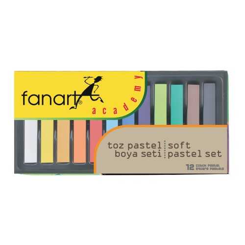 Fanart Academy Yumuşak Pastel Seti 12 Renk