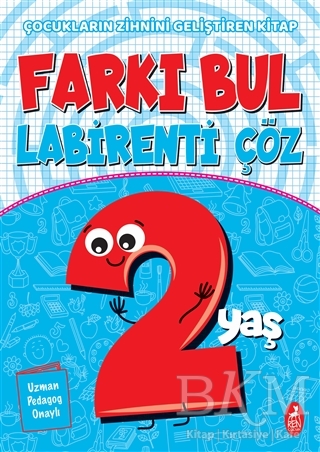 Farkı Bul Labirenti Çöz 2 Yaş - Ren Çocuk