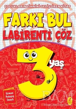 Farkı Bul Labirenti Çöz 3 Yaş - Ren Çocuk