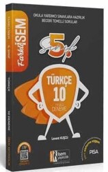 Farklı İsem 5. Sınıf Türkçe Tamamı Çözümlü 10 Fasikül Deneme - İSEM Yayıncılık