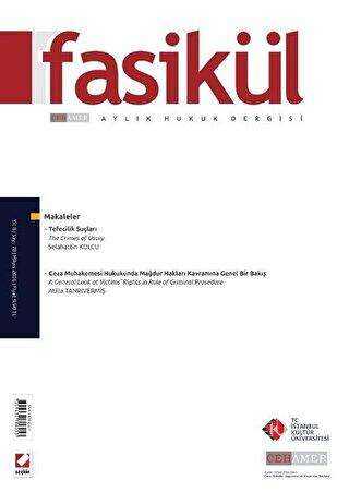 Fasikül Aylık Hukuk Dergisi Sayı: 78 Mayıs 2016