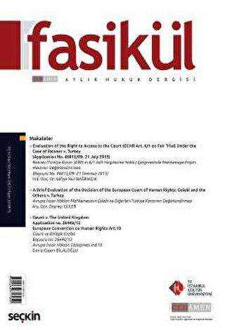 Fasikül Aylık Hukuk Dergisi Sayı: 90 Mayıs 2017